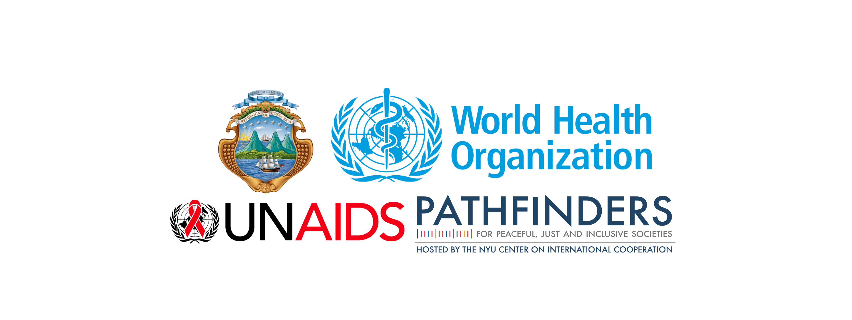 UNAIDS, WHO and Pathfinders Logos